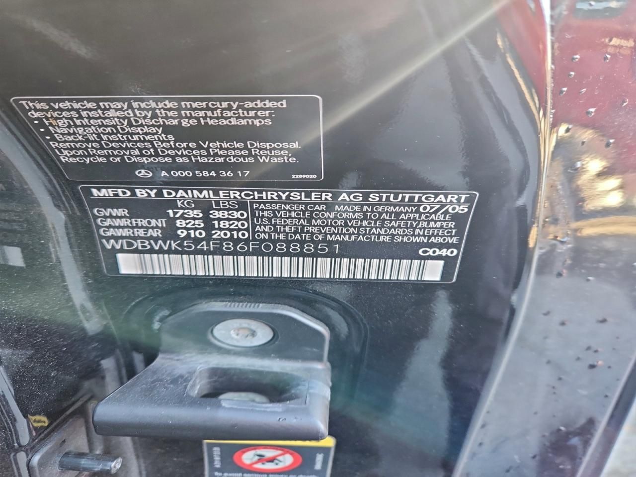 2006 Mercedes-Benz Slk 280