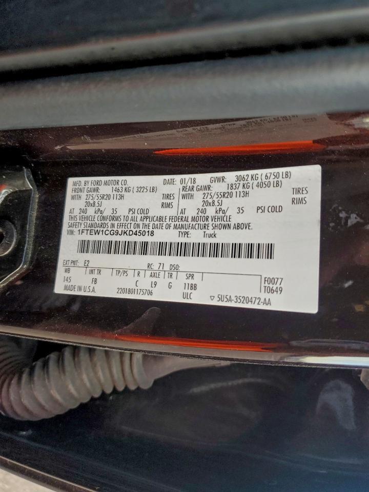 2018 Ford F150 Supercrew