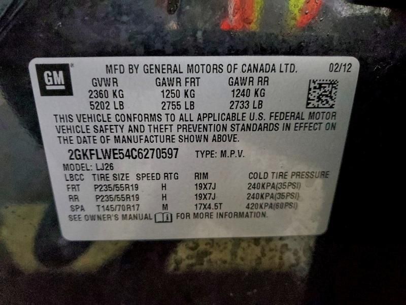 2012 GMC Terrain slt