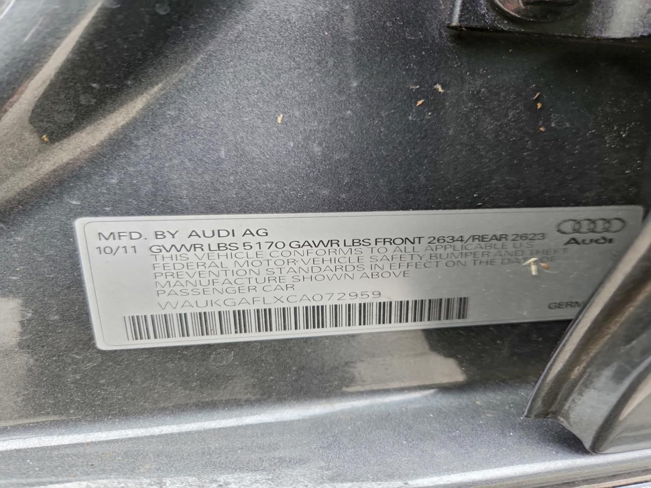 2012 Audi S4 Prestige