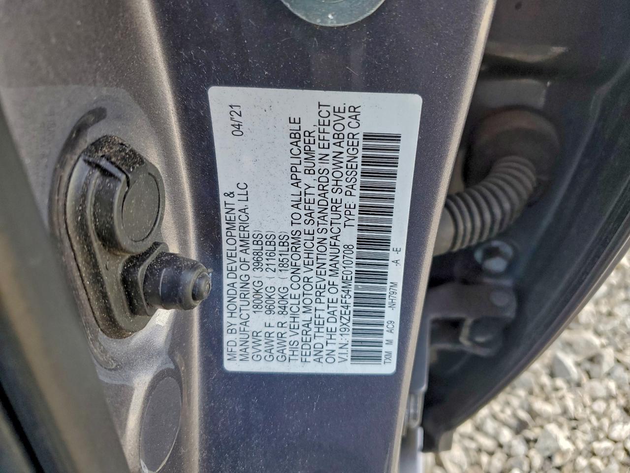 2021 Honda Insight ex