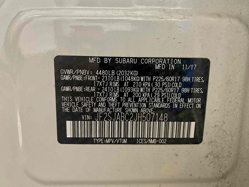 2018 Subaru Forester 2.5i