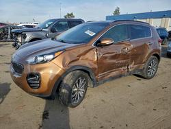 Salvage cars for sale from Copart Woodhaven, MI: 2019 KIA Sportage ex