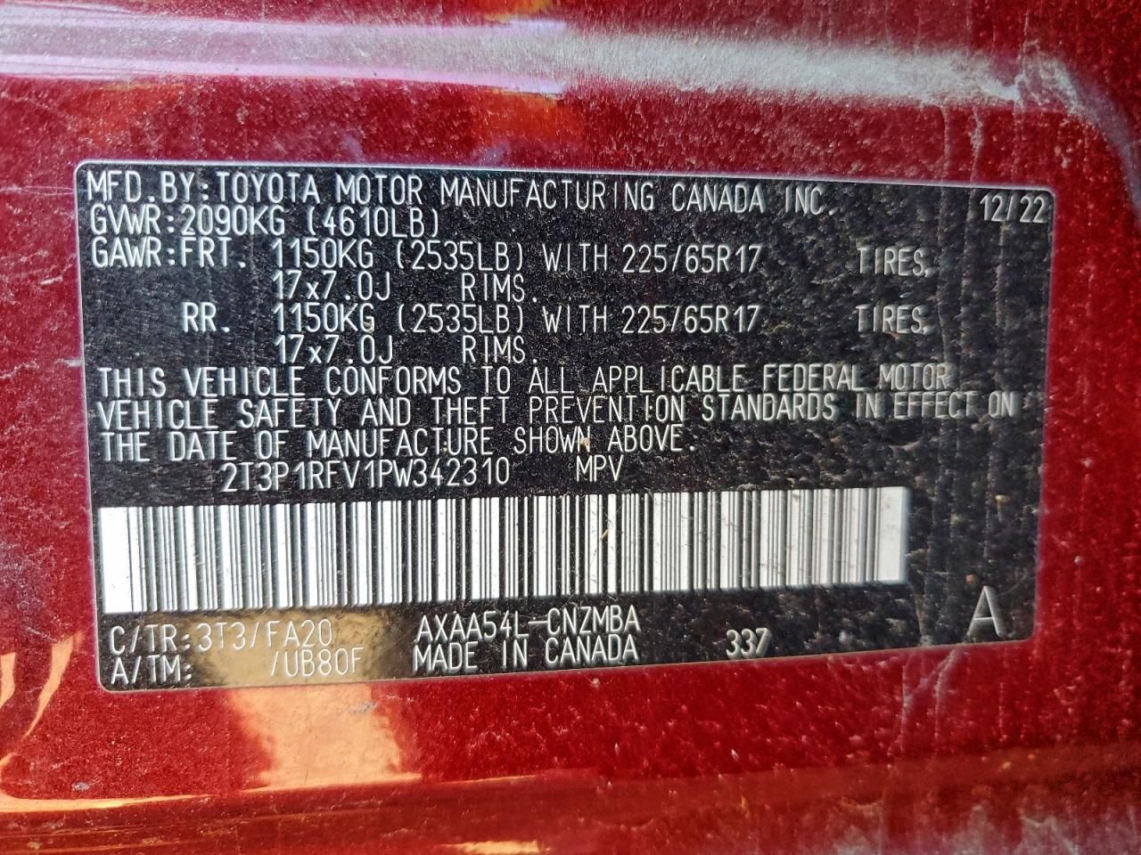 2023 Toyota Rav4 xle