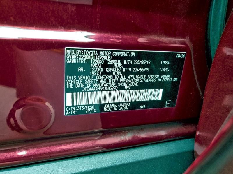 2024 Toyota Venza le