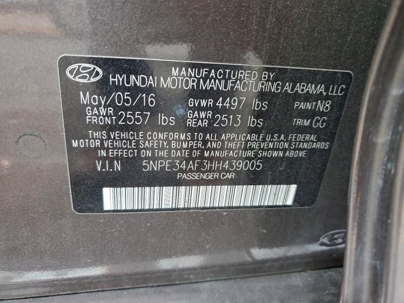 2017 Hyundai Sonata Sport