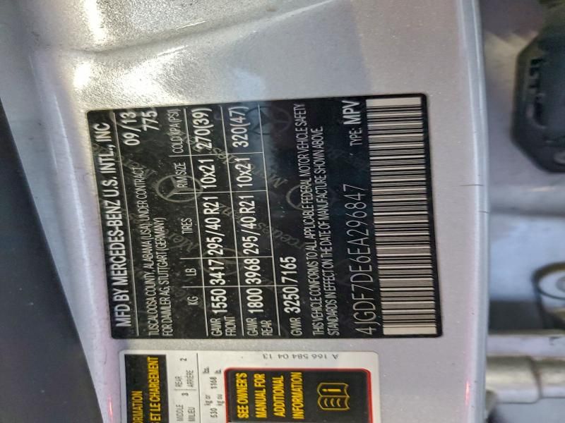 2014 Mercedes-Benz Gl 550 4matic