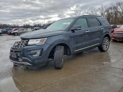 Ford salvage cars for sale: 2017 Ford Explorer Limited