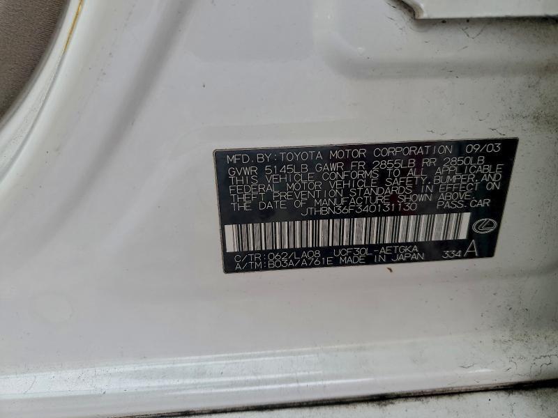 2004 Lexus Ls 430 Base