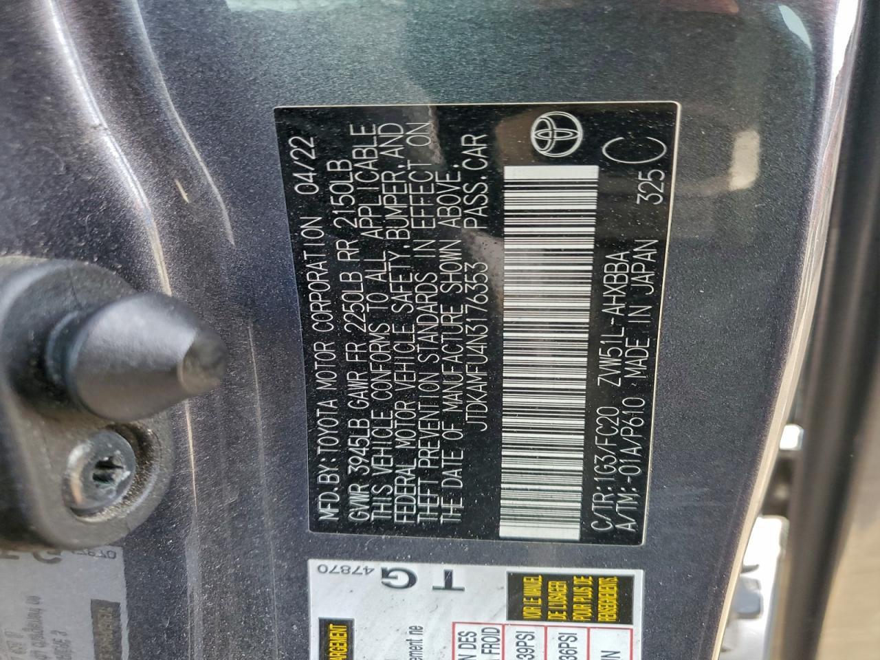 2022 Toyota Prius Night Shade
