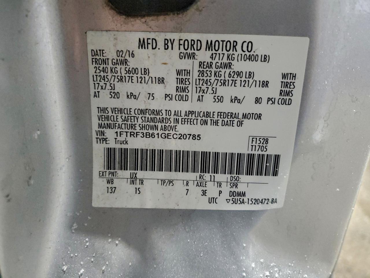2016 Ford F350 Super Duty