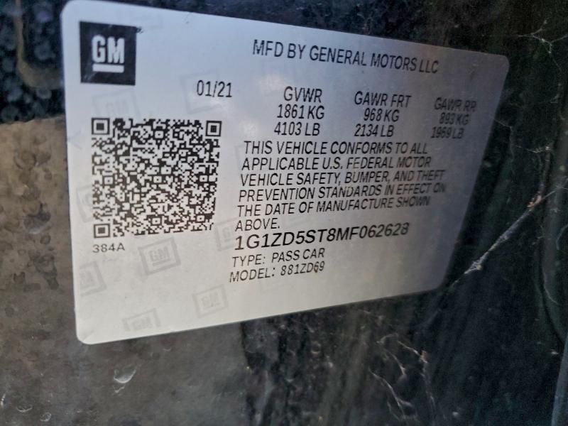 2021 Chevrolet Malibu lt