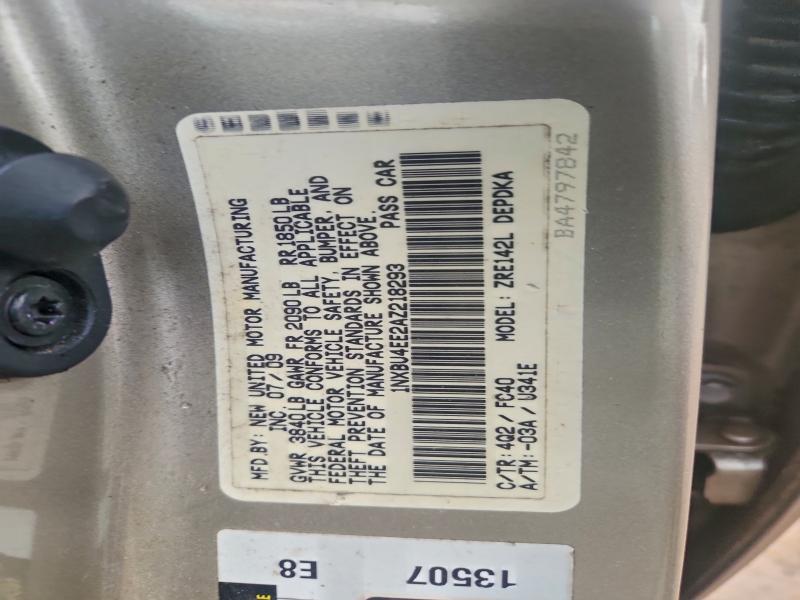 2010 Toyota Corolla Base