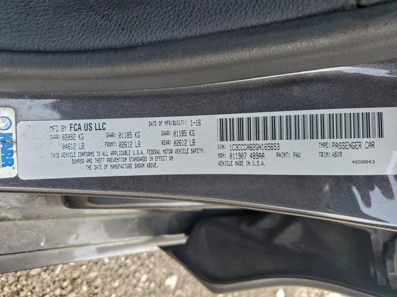 2016 Chrysler 200 Limited