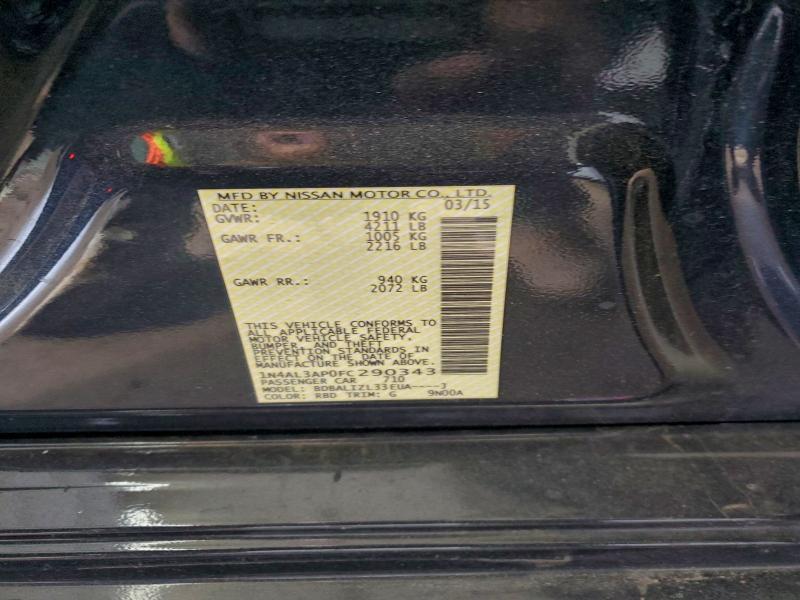 2015 Nissan Altima 2.5 sv