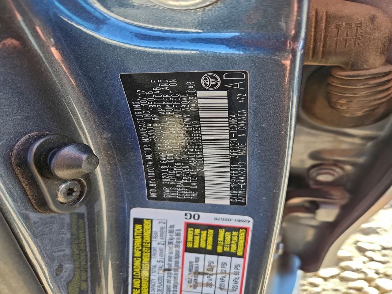 2018 Toyota Corolla l