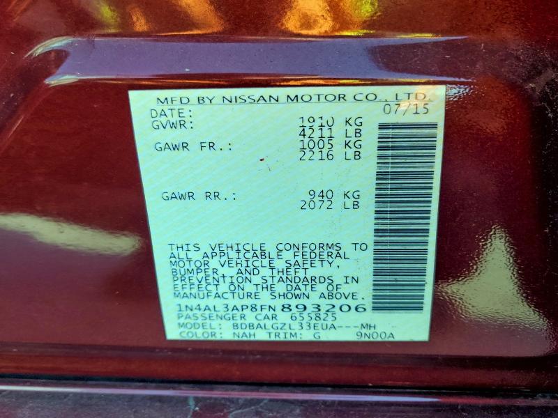 2015 Nissan Altima 2.5