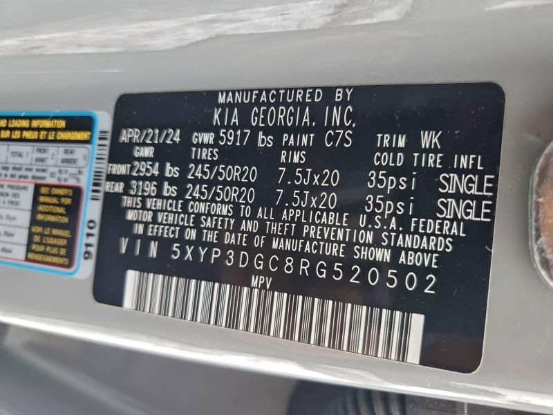 2024 KIA Telluride ex