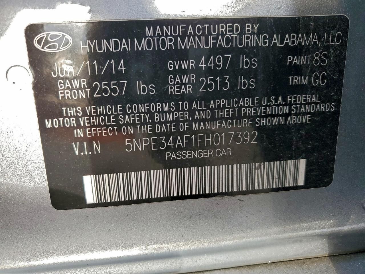 2015 Hyundai Sonata Sport