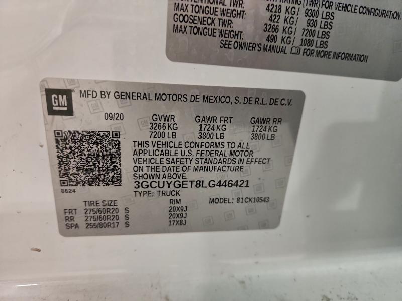 2020 Chevrolet Silverado K1500 ltz