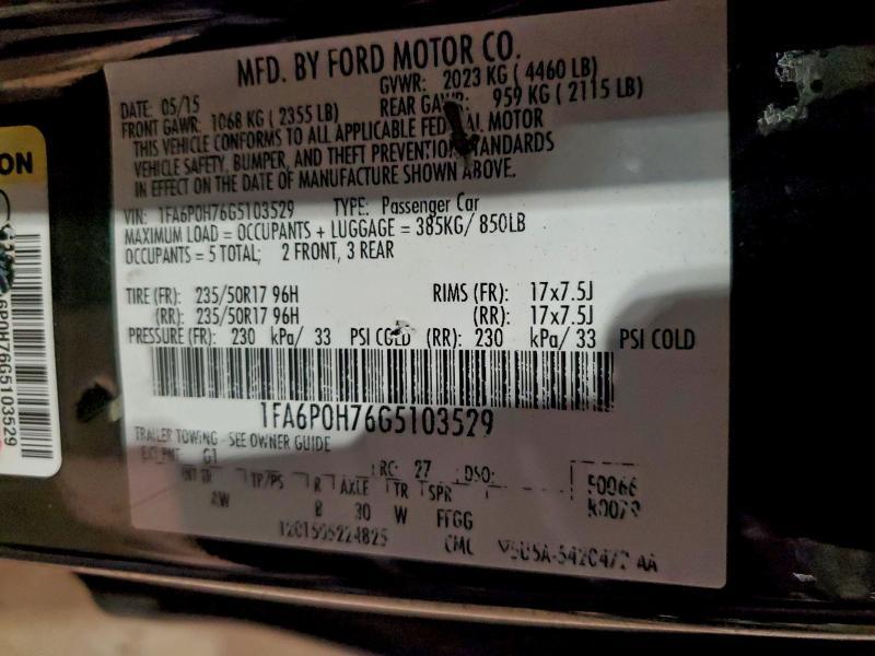 2016 Ford Fusion se