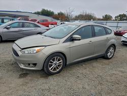 Salvage cars for sale from Copart Sacramento, CA: 2015 Ford Focus se