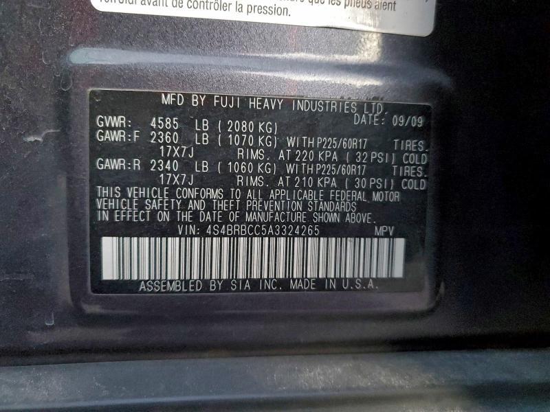 2010 Subaru Outback 2.5i Premium