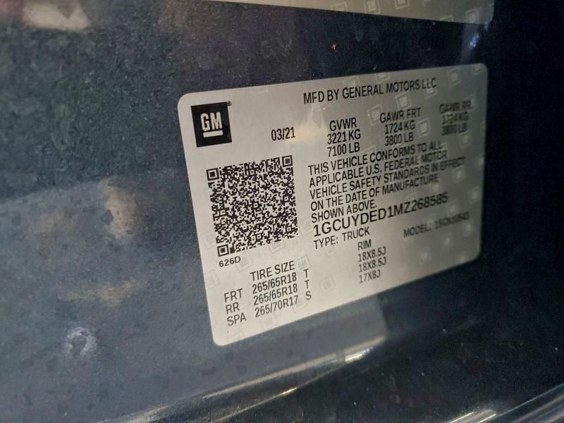 2021 Chevrolet Silverado K1500 lt