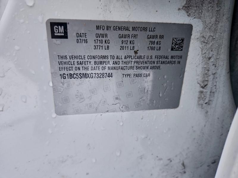 2016 Chevrolet Cruze ls