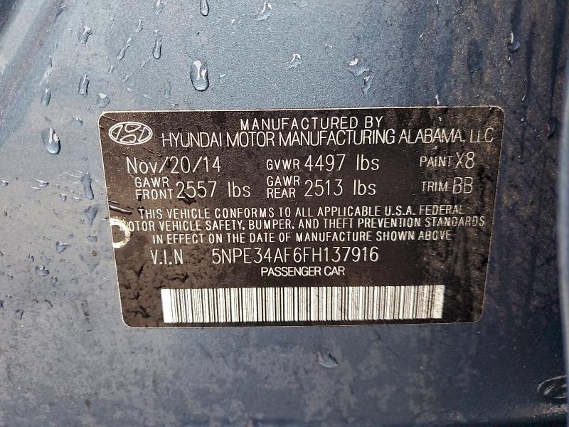 2015 Hyundai Sonata Limited