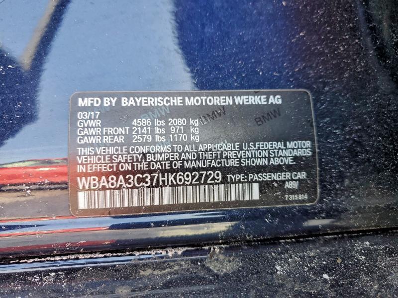 2017 BMW 320 xi