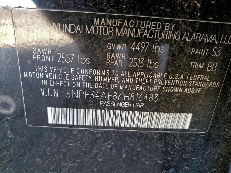 2019 Hyundai Sonata Limited