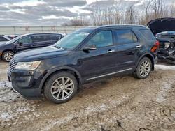 Ford salvage cars for sale: 2016 Ford Explorer Limited