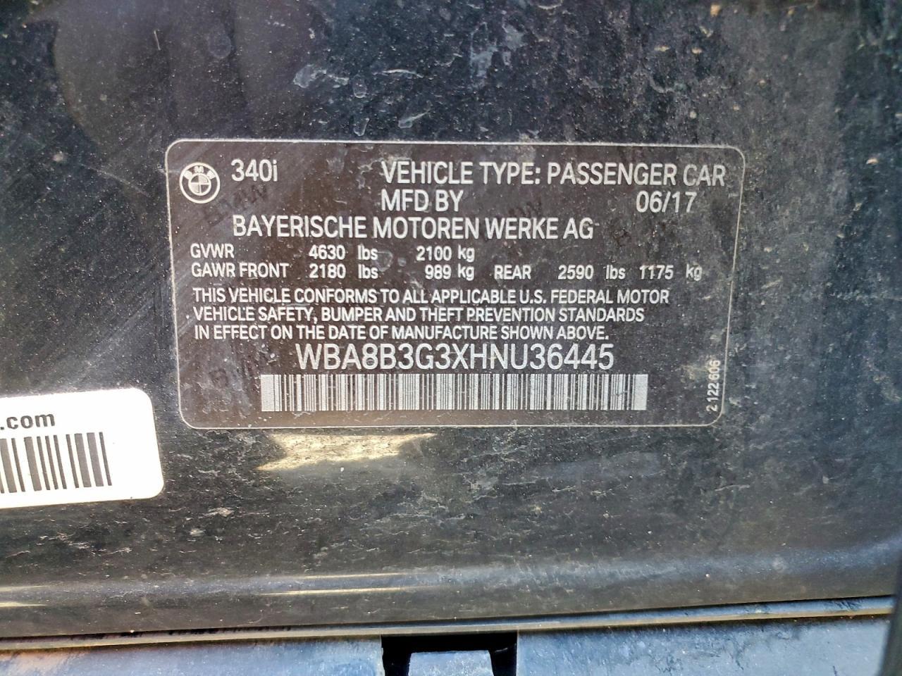 2017 BMW 340 i