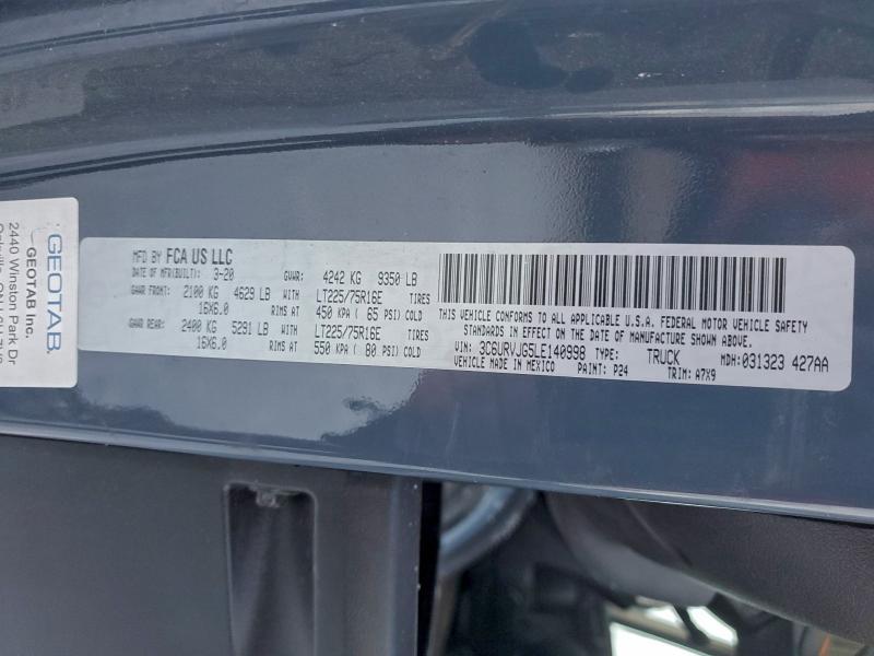 2020 Dodge RAM Promaster 3500 VF Delivery Van