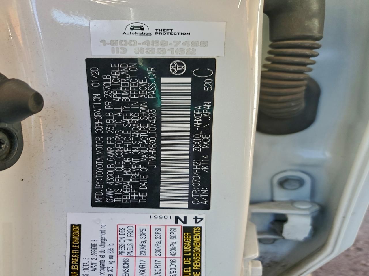 2020 Toyota C-hr xle