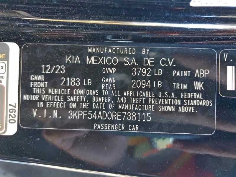 2024 KIA Forte gt Line