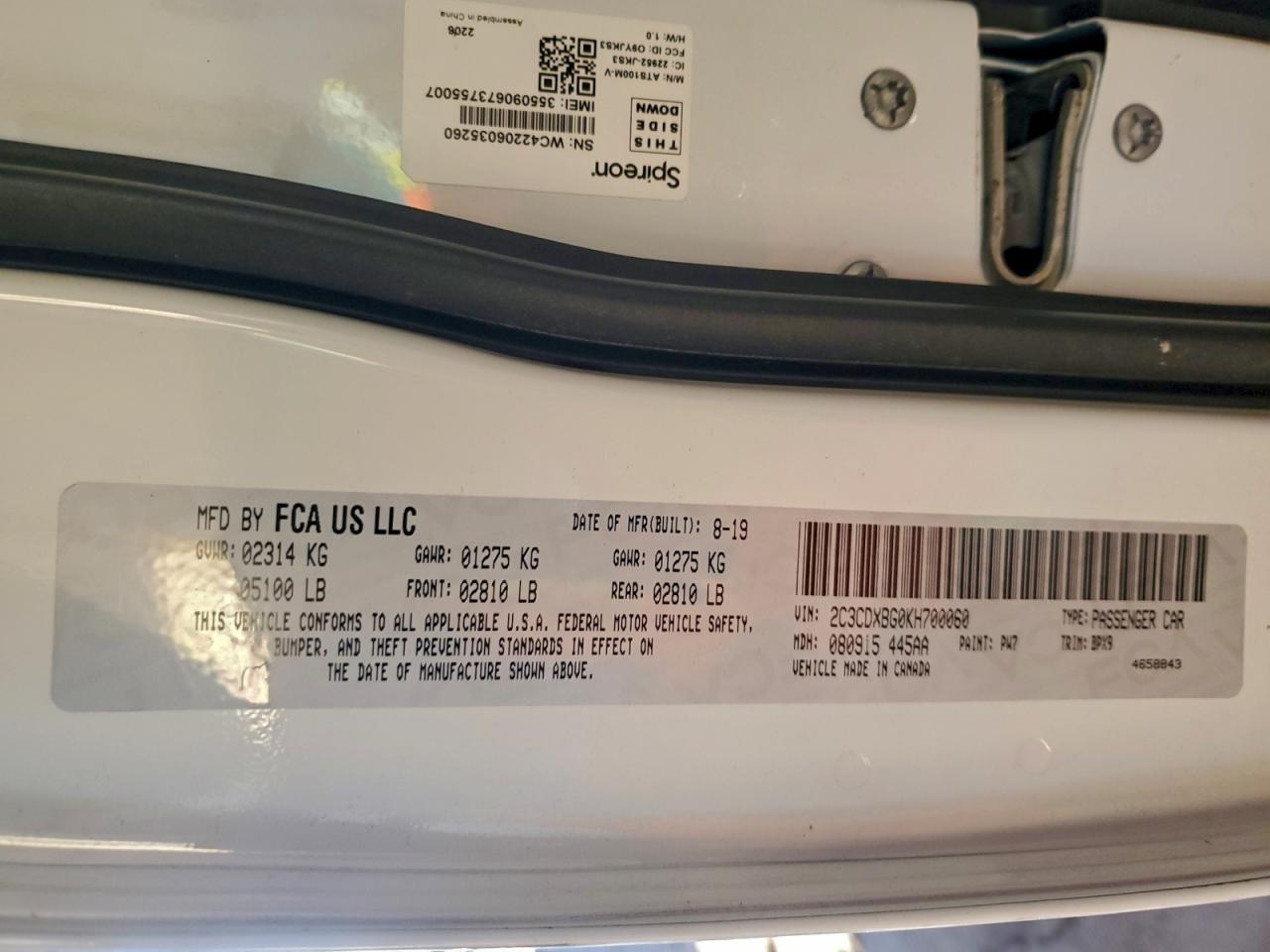2019 Dodge Charger sxt