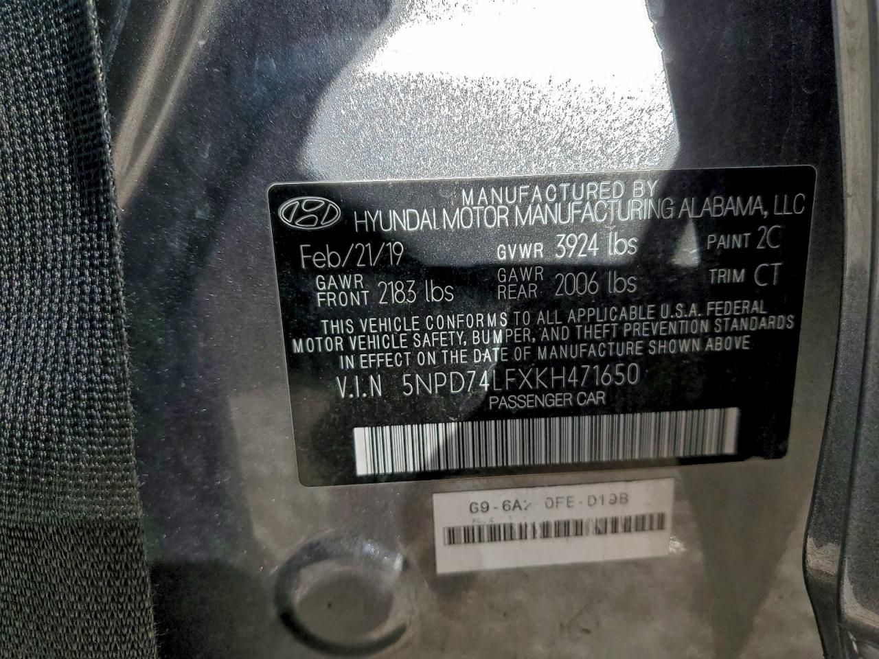 2019 Hyundai Elantra se