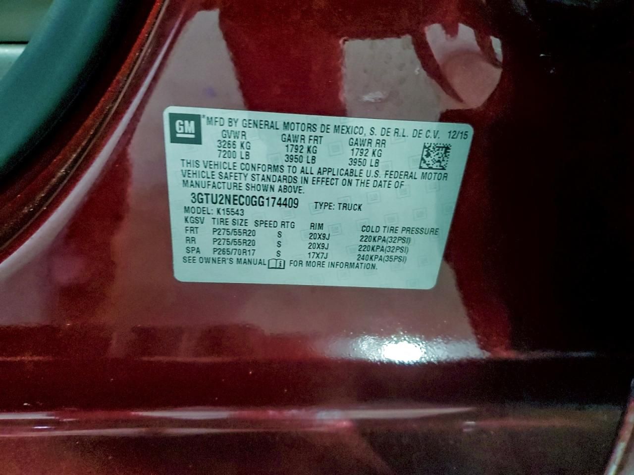 2016 GMC Sierra K1500 slt