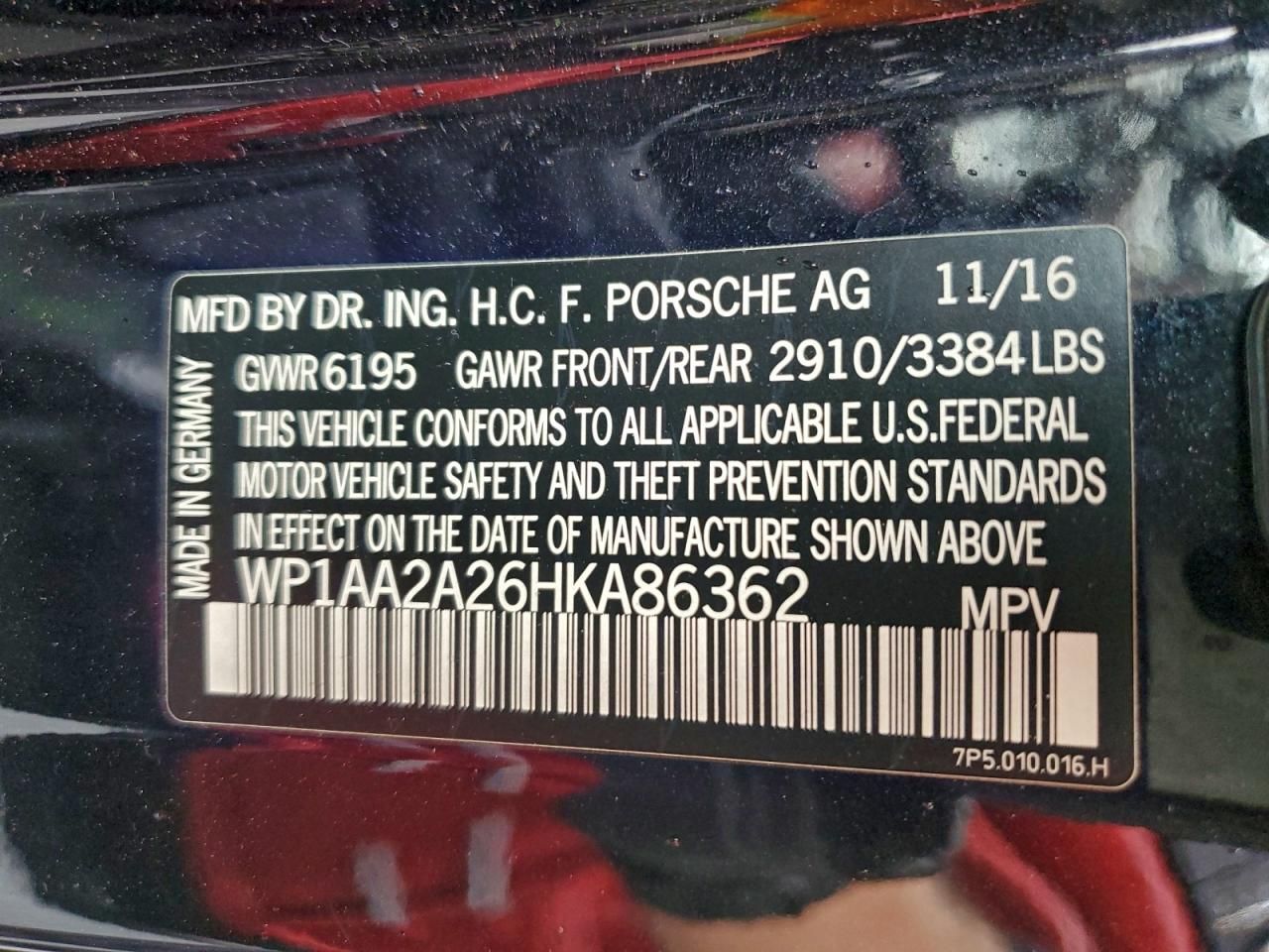 2017 Porsche Cayenne