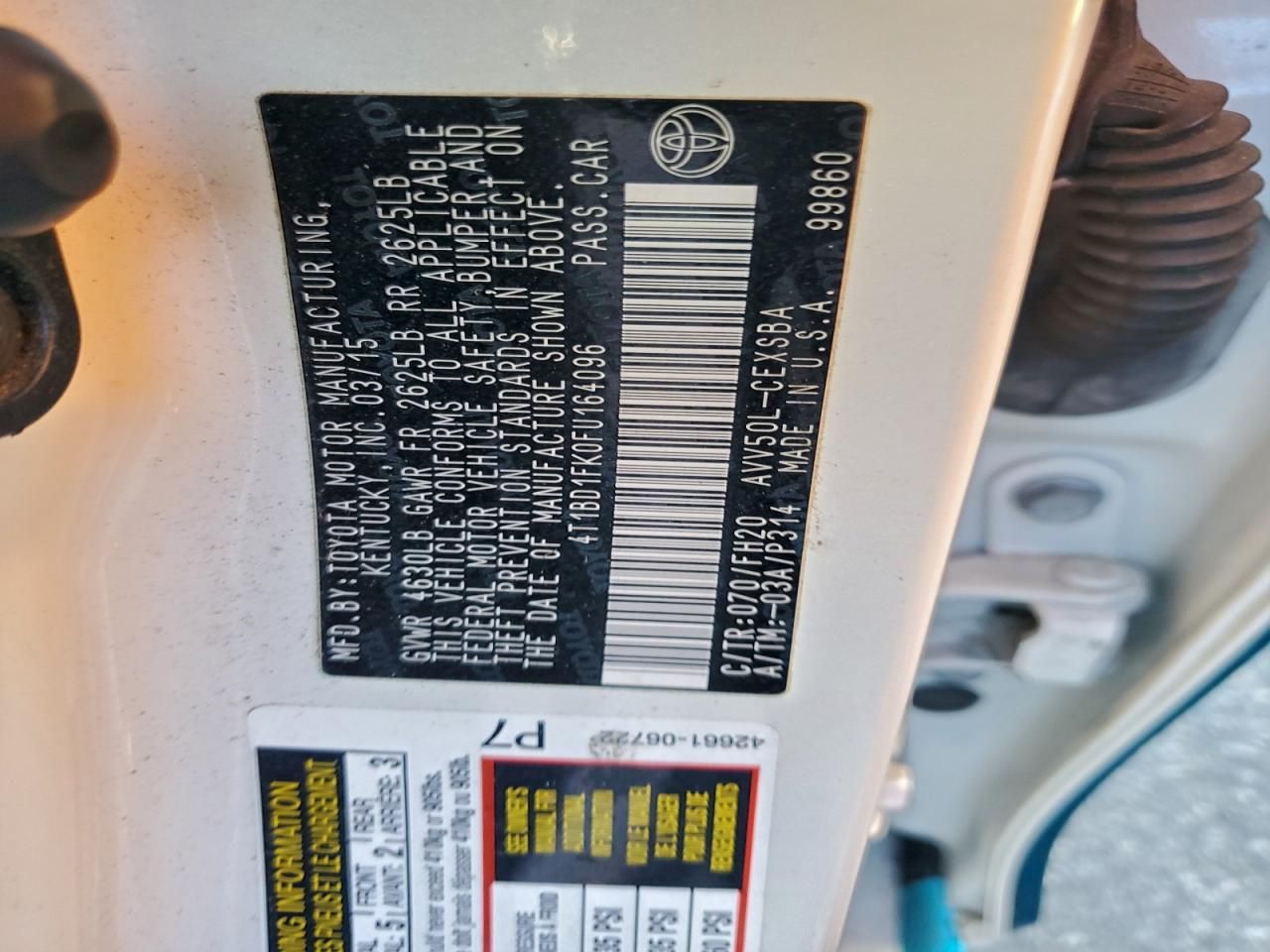 2015 Toyota Camry Hybrid