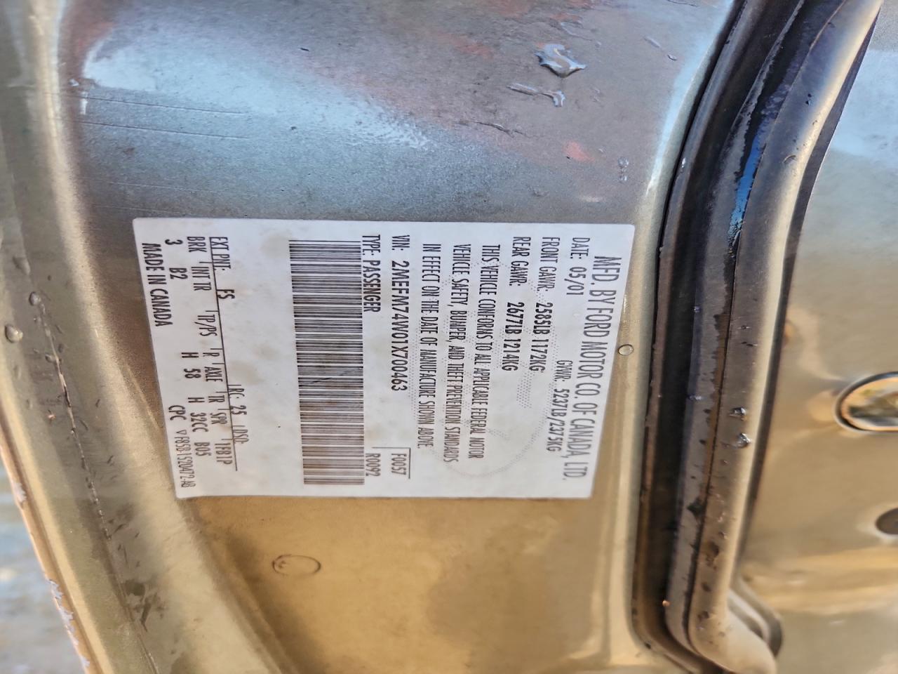 2002 Mercury Grand Marquis ls