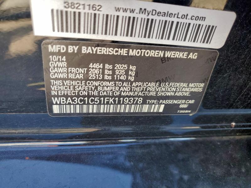 2015 BMW 328 i Sulev