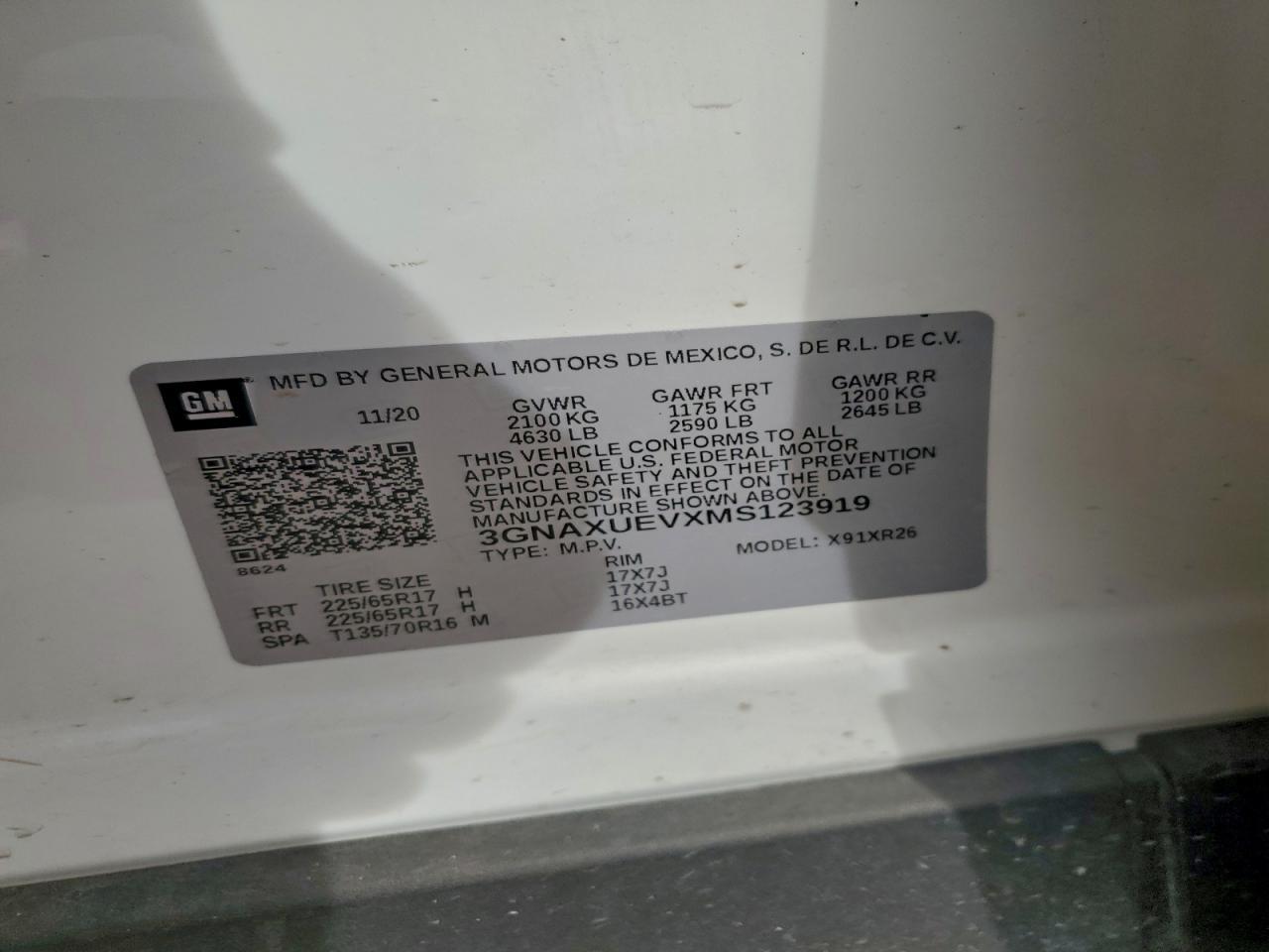 2021 Chevrolet Equinox lt
