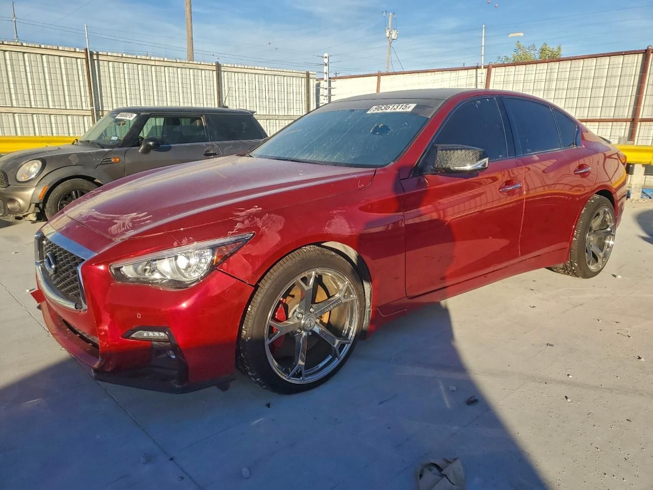 2021 Infiniti Q50 red Sport 400