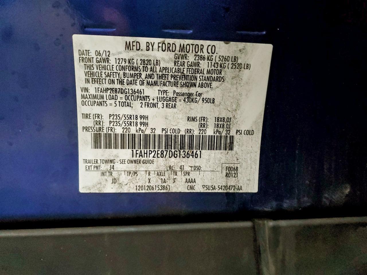 2013 Ford Taurus sel