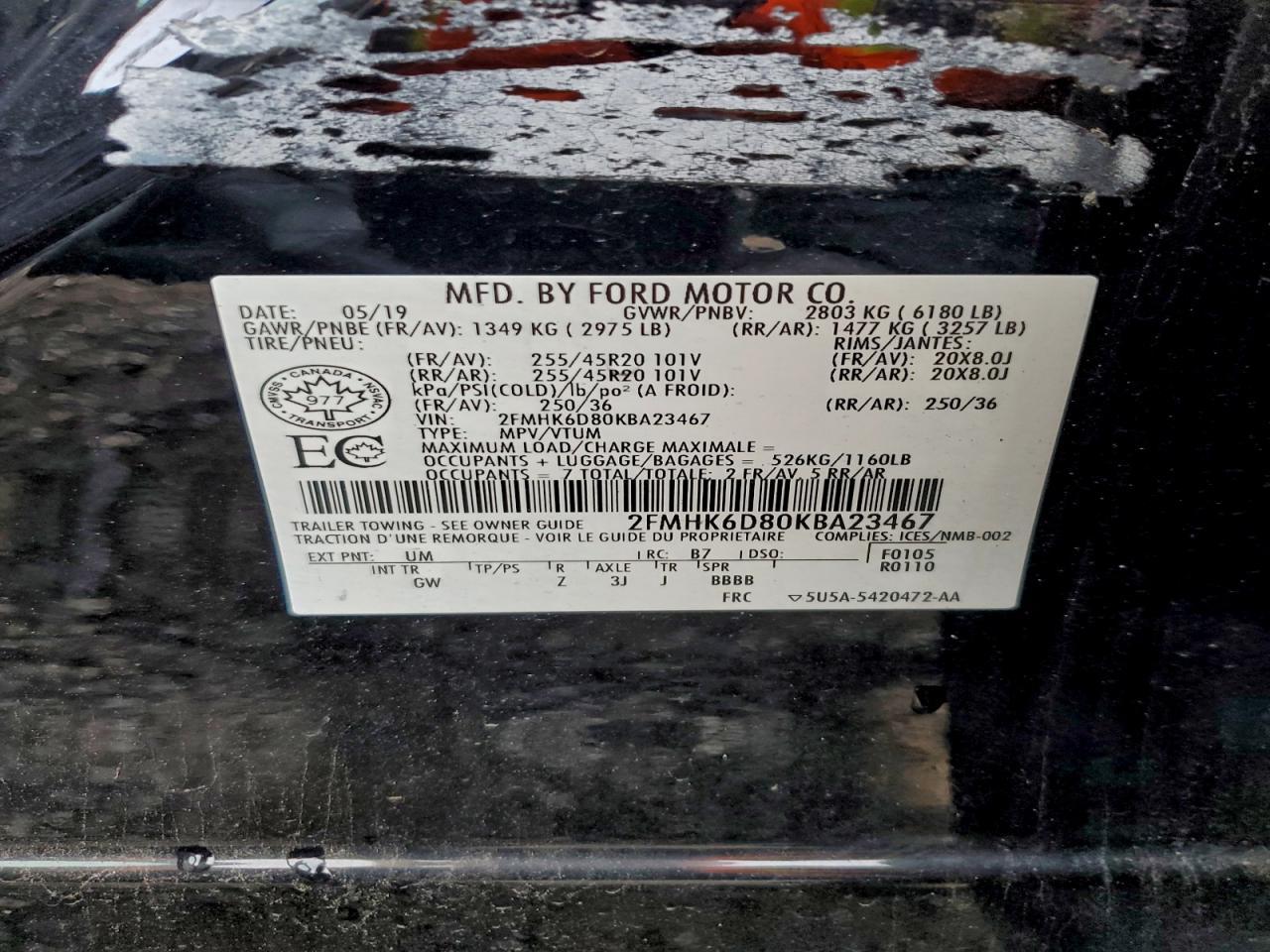 2019 Ford Flex Limited