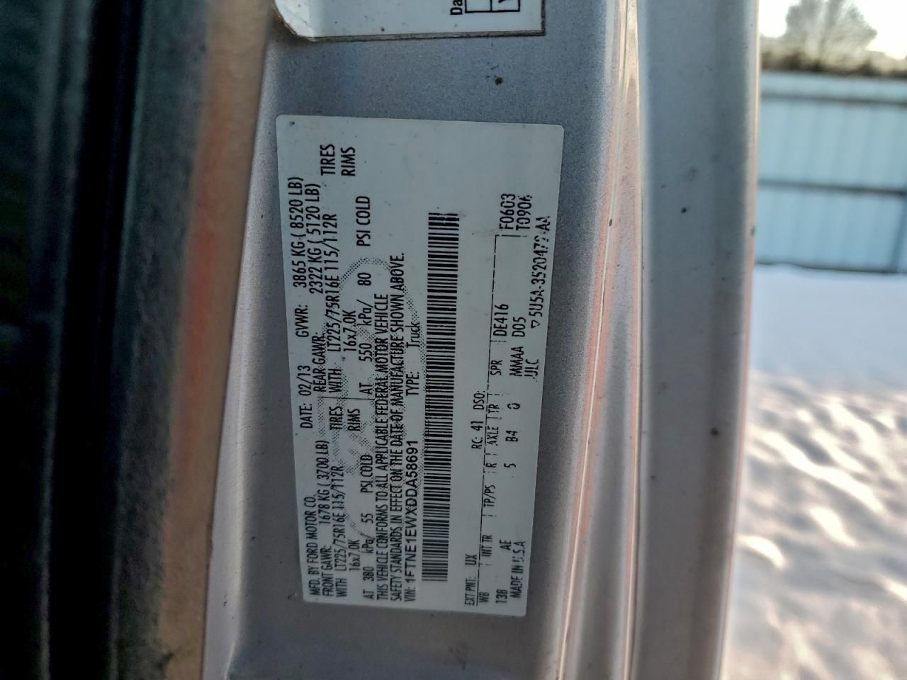 2013 Ford Econoline E150 van