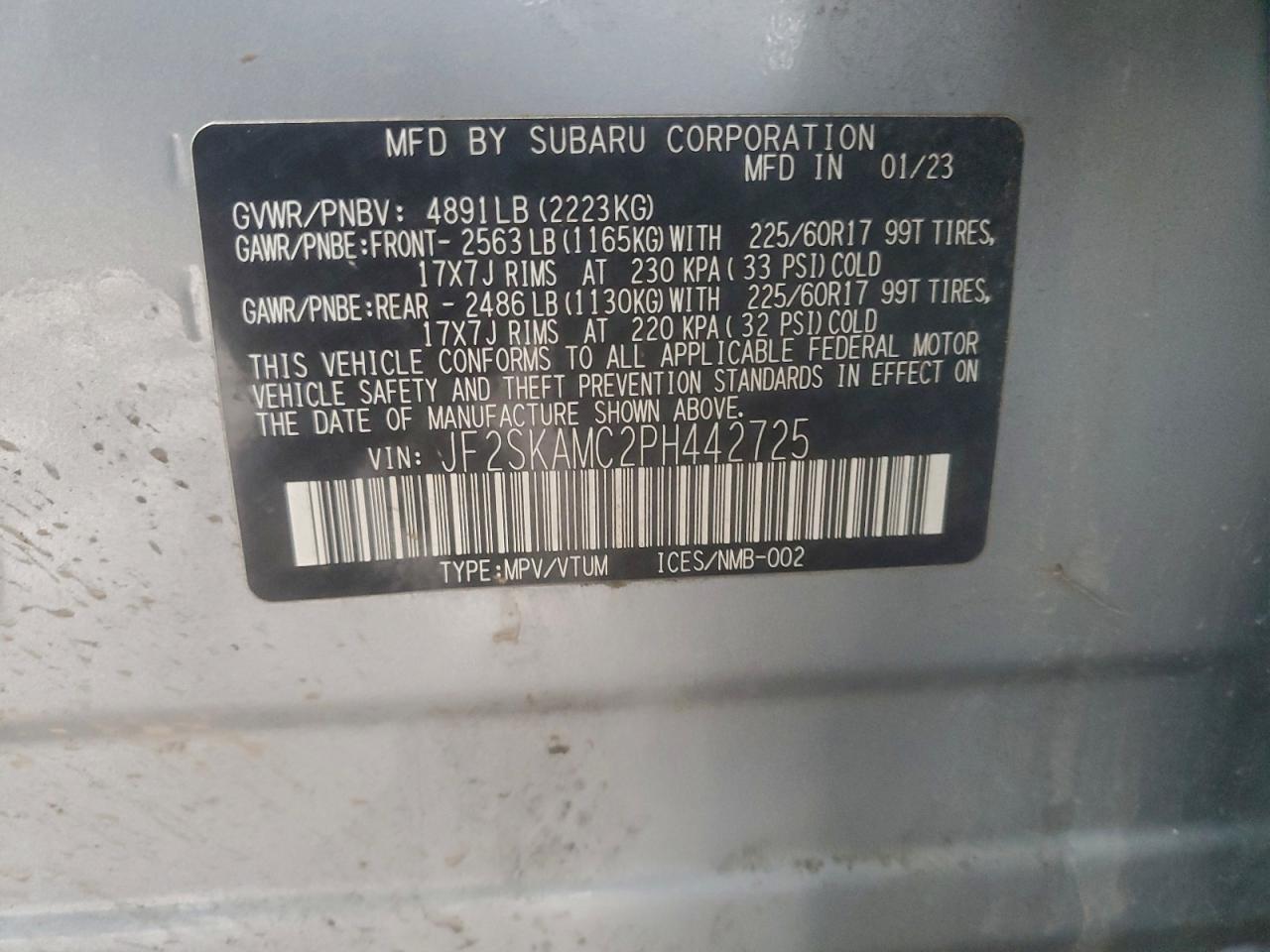 2023 Subaru Forester Wilderness